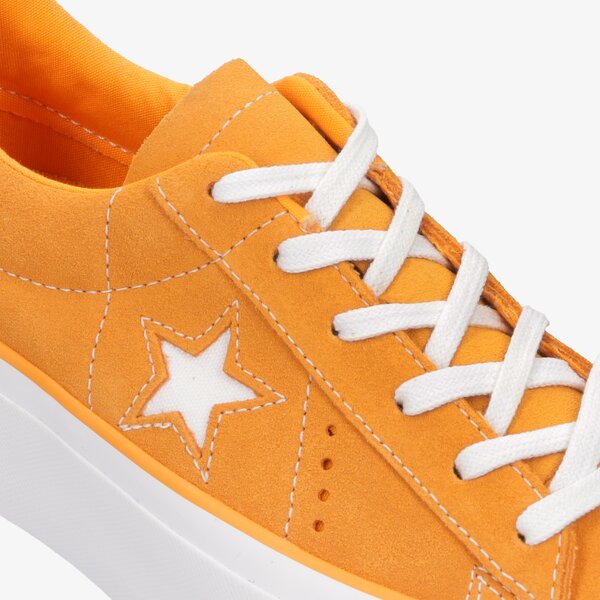 Дамски маратонки CONVERSE ONE STAR PLATFORM 563487c цвят оранжев