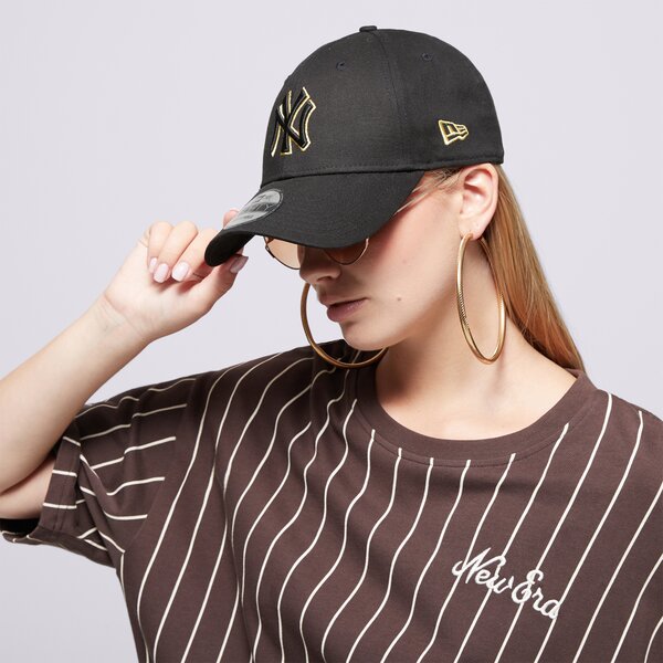 Дамска шапка с козирка NEW ERA ШАПКА METALLIC OUTLINE 940 NYY NEW YORK YANKEES 60435135 цвят черен