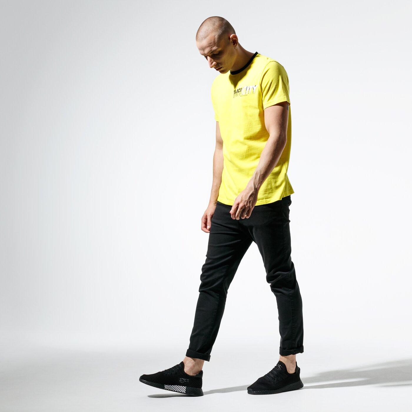 Мъжка тениска CONFRONT ТЕНИСКА CITY TEE cf39tsm57001 цвят жълт