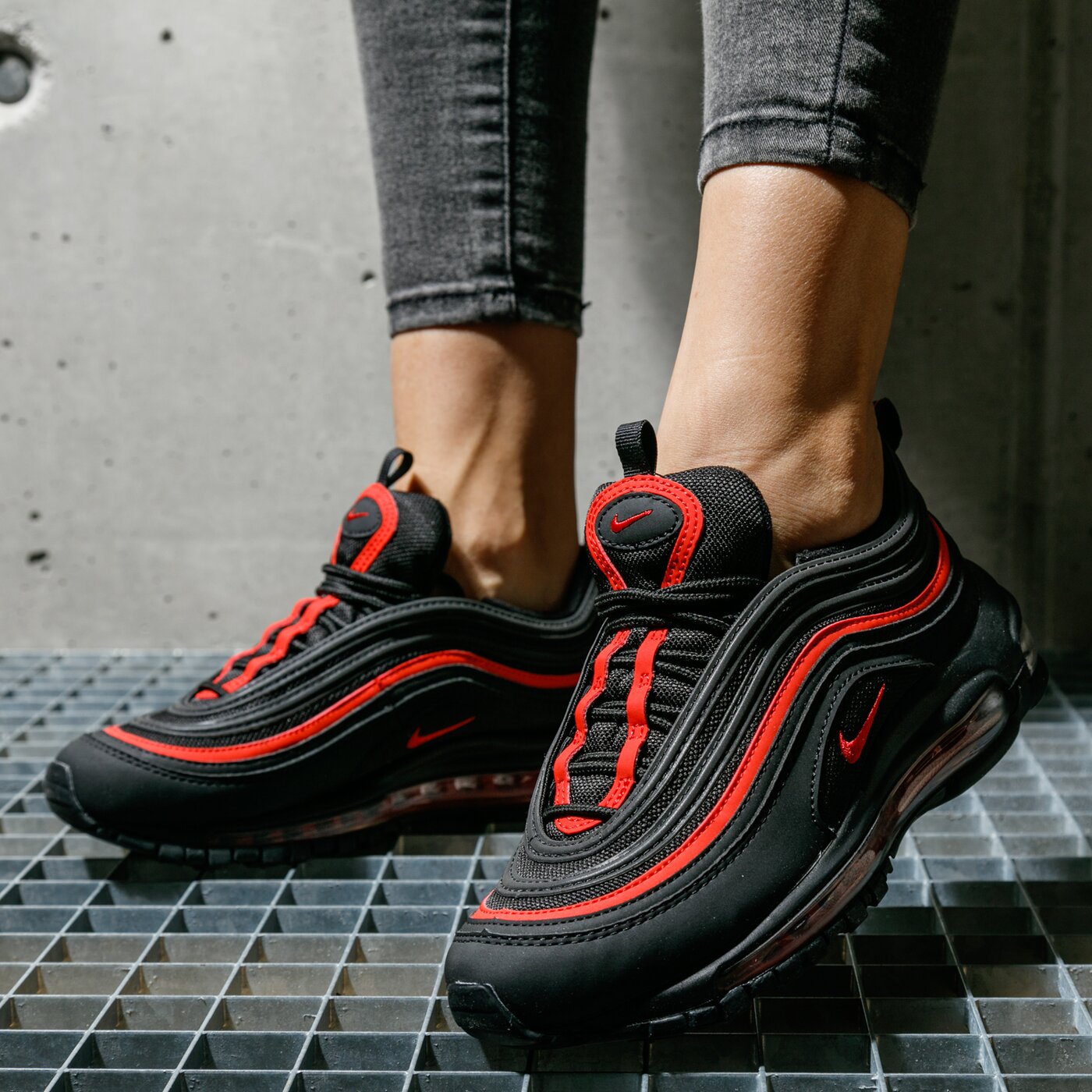 Детски маратонки NIKE AIR MAX 97 (GS) 921522-023 цвят черен