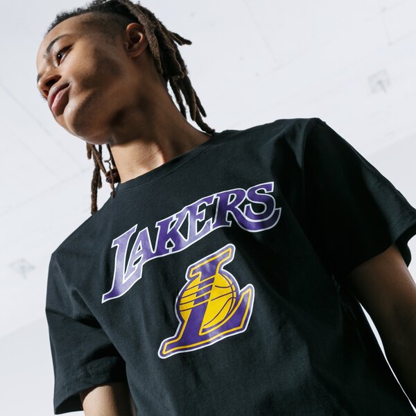 Мъжка тениска NEW ERA ТЕНИСКА SS NBA LOGO LOS ANGELES LAKERS BLACK 11530752 цвят черен