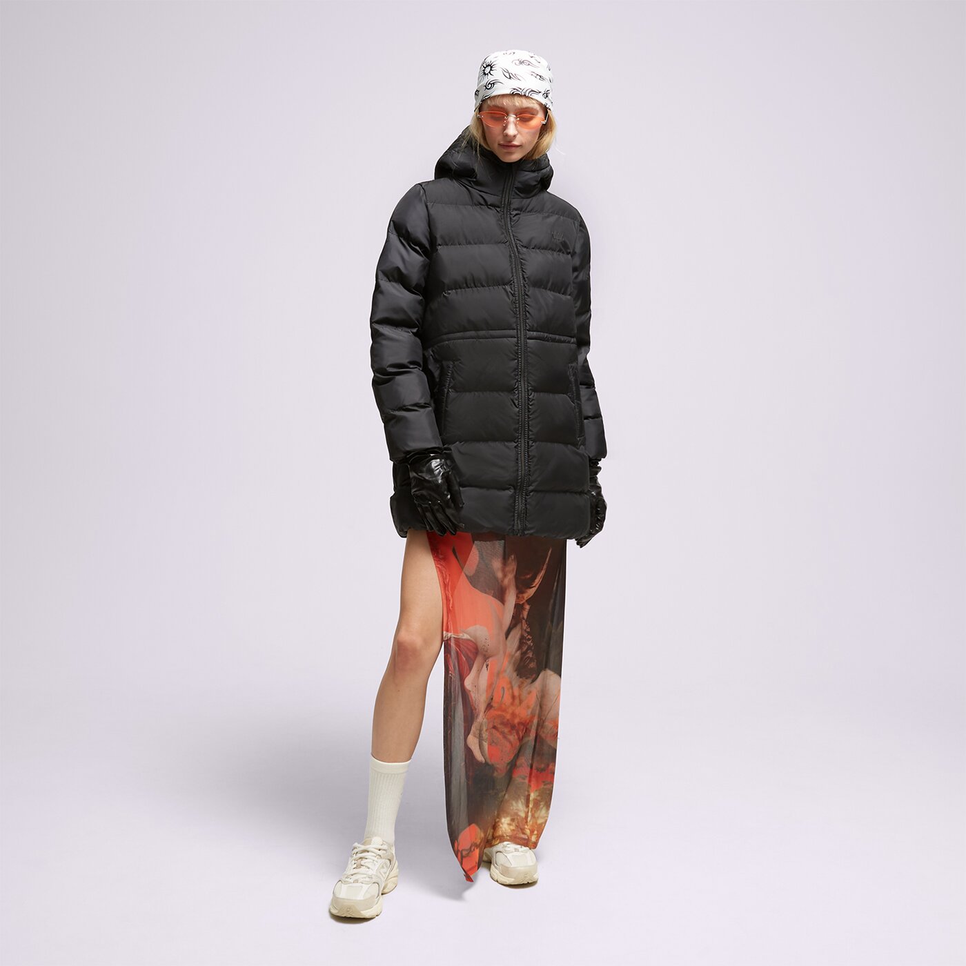 Дамско зимно яке LEVI'S ПАЛТО HOODED MIDI a6369-0000 цвят черен