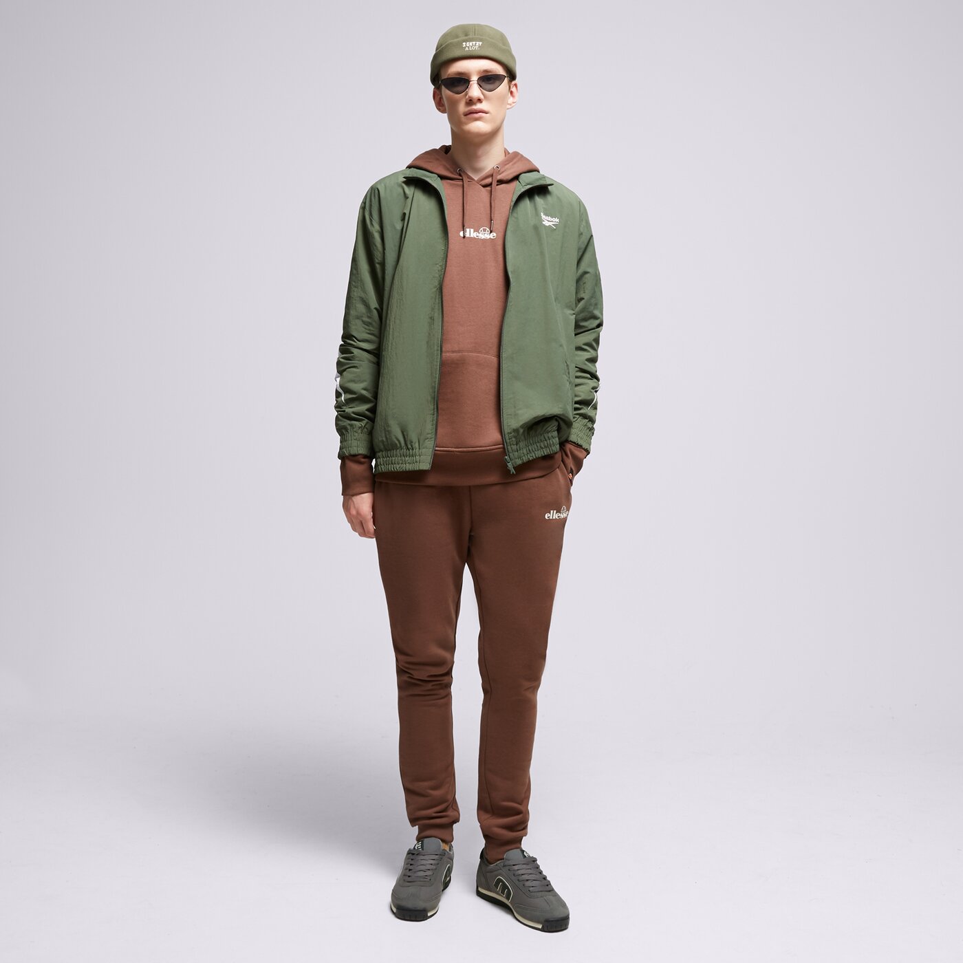 Мъжки суичър ELLESSE СУИТЧЪР С КАЧУЛКА PERSHUTA OH HOODY D BRWN sht16466202 цвят кафяв