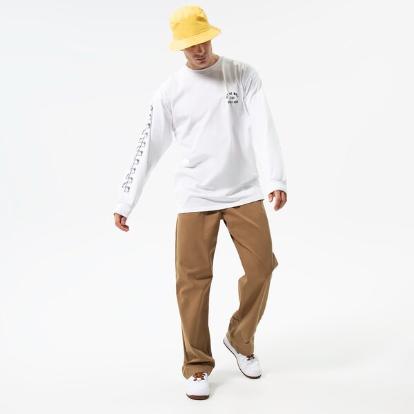 Мъжка тениска VANS ТЕНИСКА CHECKERBOARD RESEARCH LS TEE vn0a7s5mwht1 цвят бял