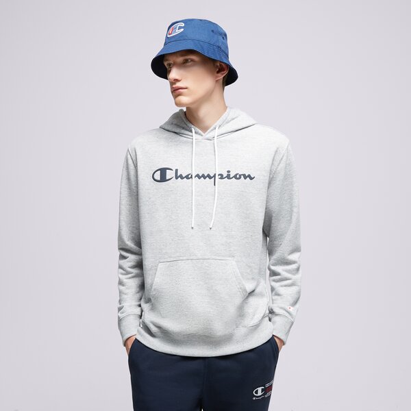 Мъжки суичър CHAMPION СУИТЧЪР С КАЧУЛКА HOODED SWEATSHIRT 218528em021 цвят сив