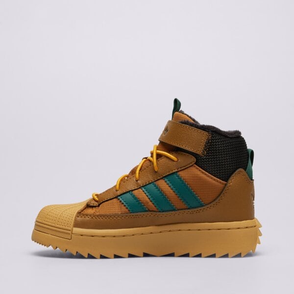Детски зимни обувки ADIDAS SUPERSTAR WINTER TREK C jq0343 цвят кафяв