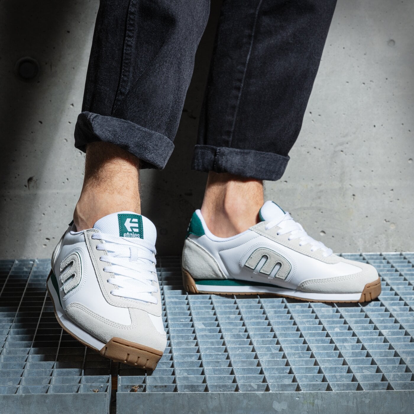 Мъжки маратонки ETNIES LO-CUT II LS 4101000365196 цвят бял