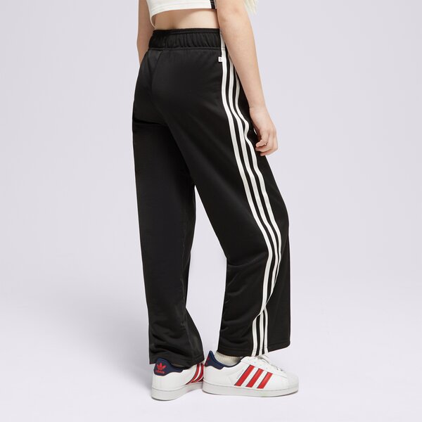 Детски панталони ADIDAS ПАНТАЛОНИ WIDE PANTS G hk0347 цвят черен