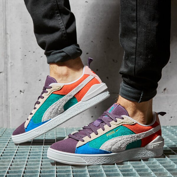 Мъжки маратонки PUMA SUEDE BLOC WTFORMSTRIPE 38118401 цвят многоцветен