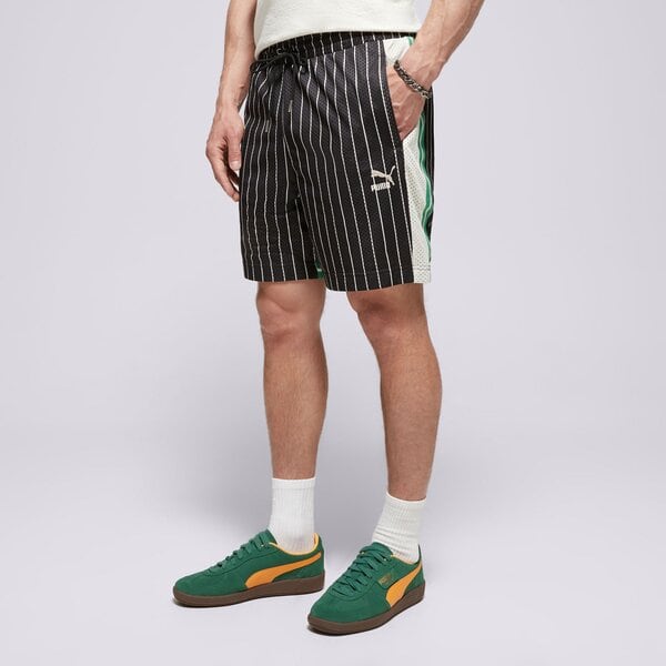 Мъжки къси панталони PUMA ШОРТИ T7 FOR THE FANBASE MESH SHORTS 62439401 цвят черен