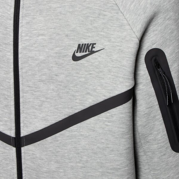 Мъжки суичър NIKE СУИТЧЪР С КАЧУЛКА M NK TCH FLC FZ WR HOODIE hv0949-063 цвят сив