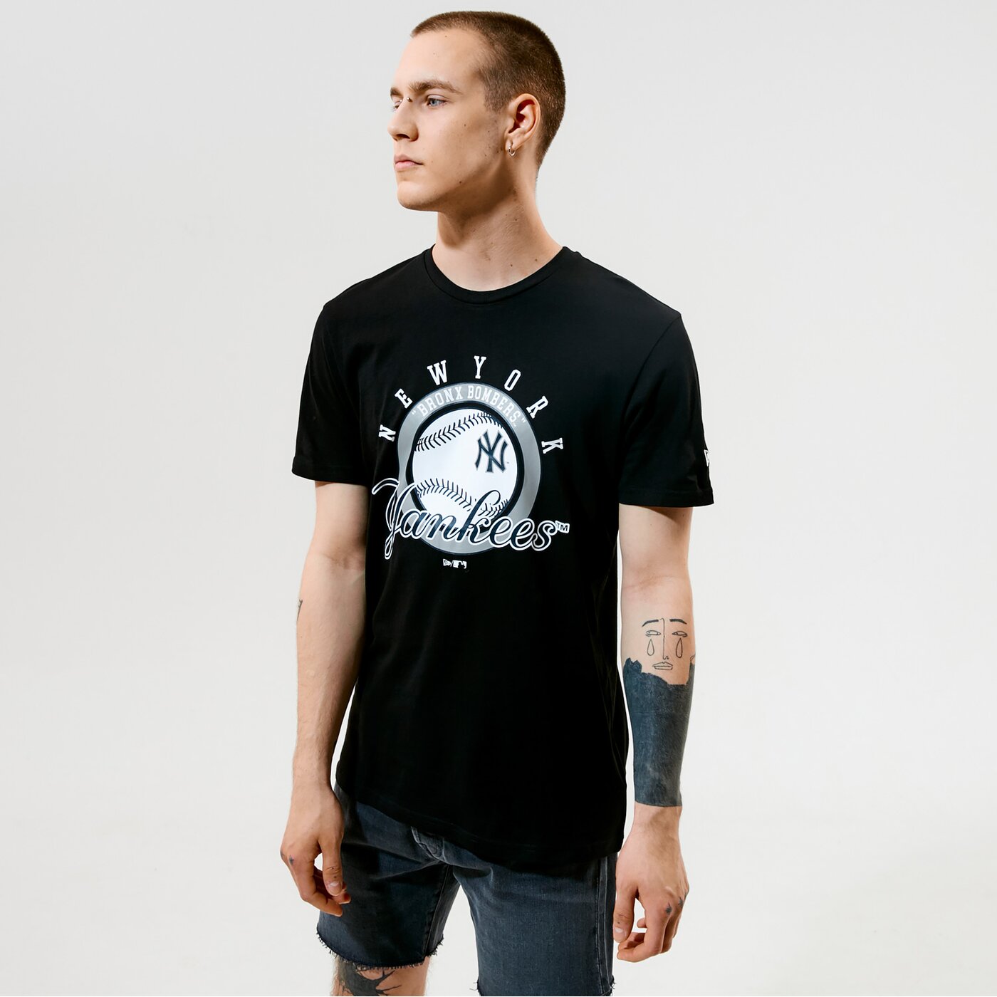 Мъжка тениска NEW ERA ТЕНИСКА MLB GRAPHIC TEE NY YAN BLK 12835844 цвят черен