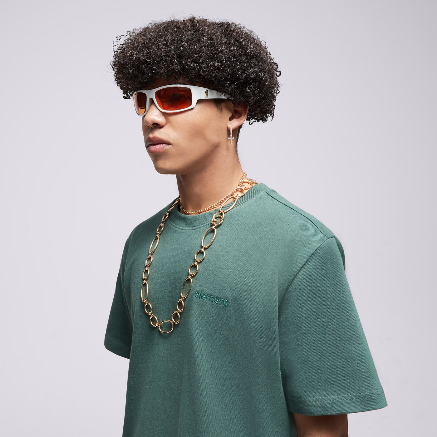 Мъжка тениска ELEMENT ТЕНИСКА CRAIL 3.0 SS elykt00120-grt0 цвят зелен