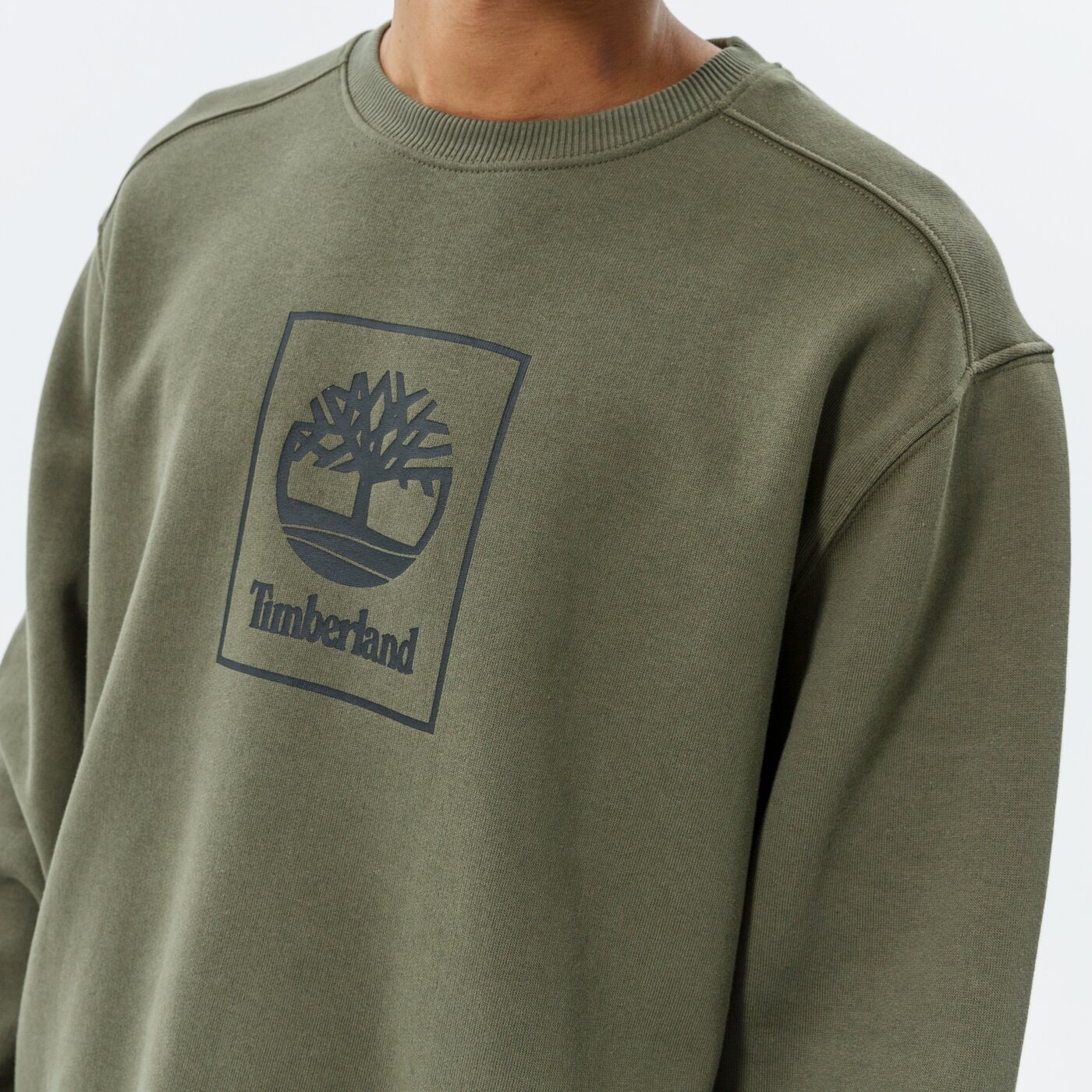 Мъжки суичър TIMBERLAND СУИТЧЪР TREE LOGO CREW GRAPE LEAF tb0a5pj8a581 цвят каки
