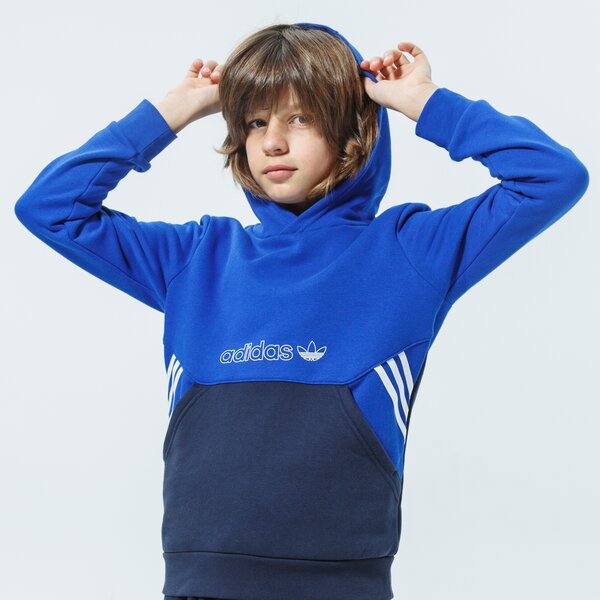 Детски суичър ADIDAS СУИТЧЪР С КАЧУЛКА HOODIE MM gn2384 цвят син