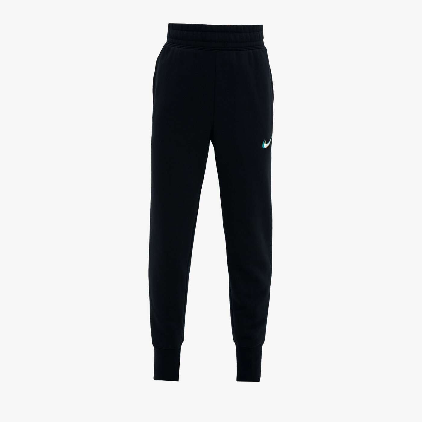 Детски панталони NIKE ПАНТАЛОНИ G NSW CLUB HW PRNT GIRL do2350-010 цвят черен