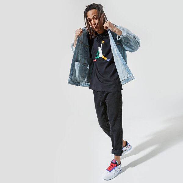 Мъжка тениска JORDAN ТЕНИСКА M J SPRT DNA JUMPMAN SS CREW cu1974-010 цвят черен