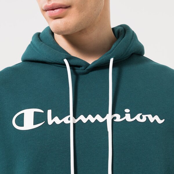 Мъжки суичър CHAMPION СУИТЧЪР С КАЧУЛКА HOODED SWEATSHIRT 218282gs549 цвят зелен