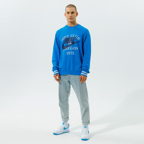 Мъжки суичър NIKE СУИТЧЪР M NSW TREND FT CREW dd6165-435 цвят син