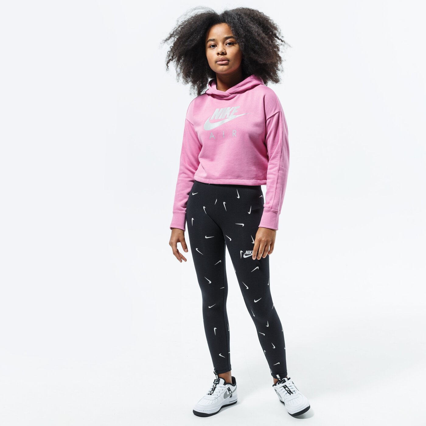 Детски суичър NIKE СУИТЧЪР С КАЧУЛКА AIR cj7413-693 цвят розов