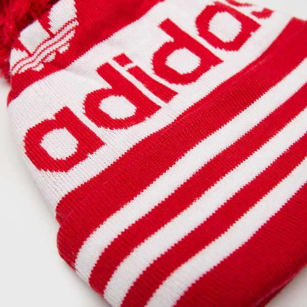 Мъжка зимна шапка ADIDAS ШАПКА ED8763 ed8763 цвят червен