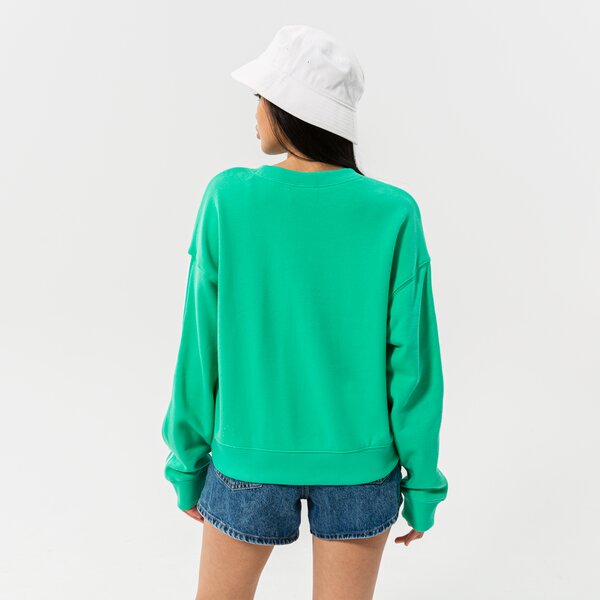 Дамски суичър ADIDAS СУИТЧЪР SWEATSHIRT he9735 цвят зелен