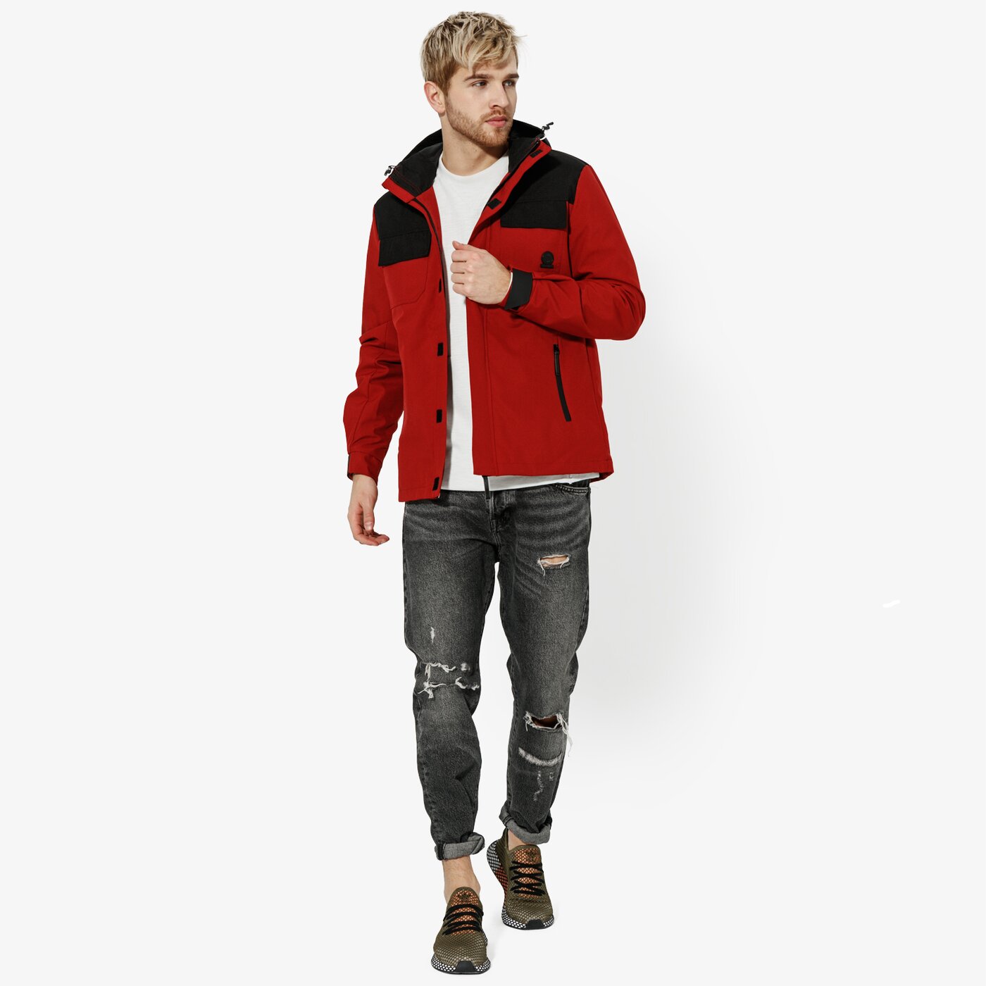 Мъжки суичър NIKE СУИТЧЪР M NSW OPTIC CRW SPORTSWEAR 928465-133 цвят сив