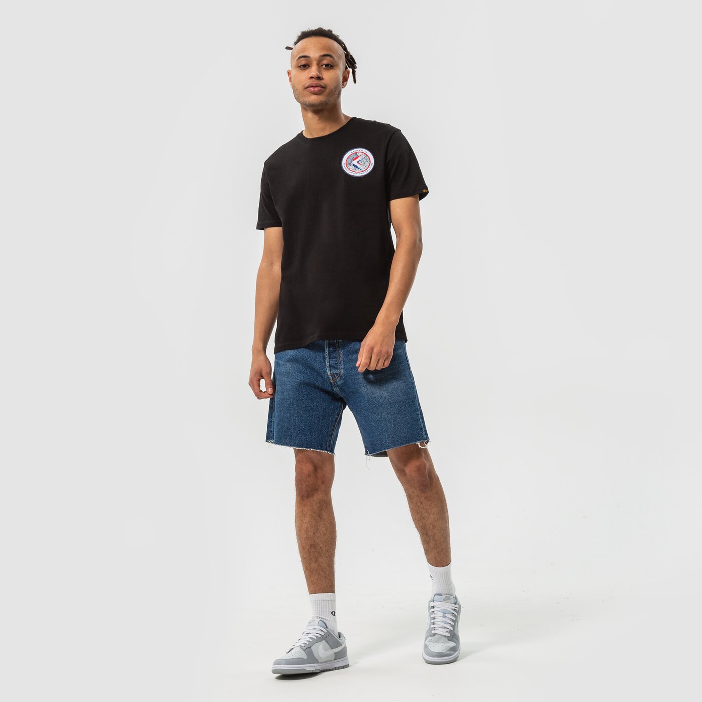 Мъжка тениска ALPHA INDUSTRIES ТЕНИСКА APOLLO 15 T 19850103 цвят черен