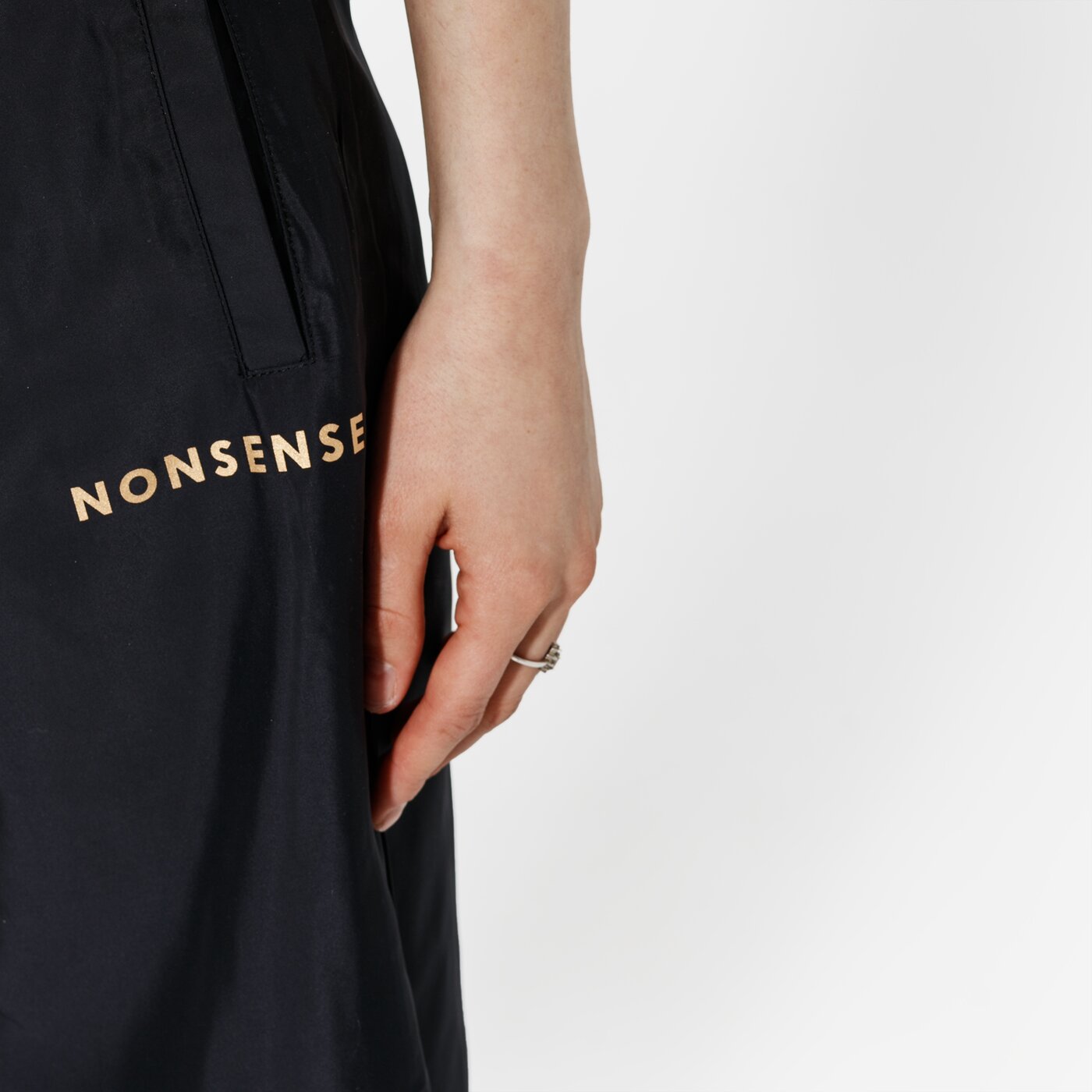 Дамски панталони CONFRONT ПАНТАЛОНИ MARTHA cf19spd10001 цвят черен