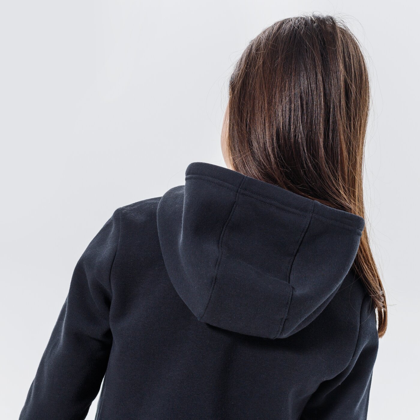 Детски суичър NIKE СУИТЧЪР С КАЧУЛКА SPORTSWEAR GIRL da5157-014 цвят черен