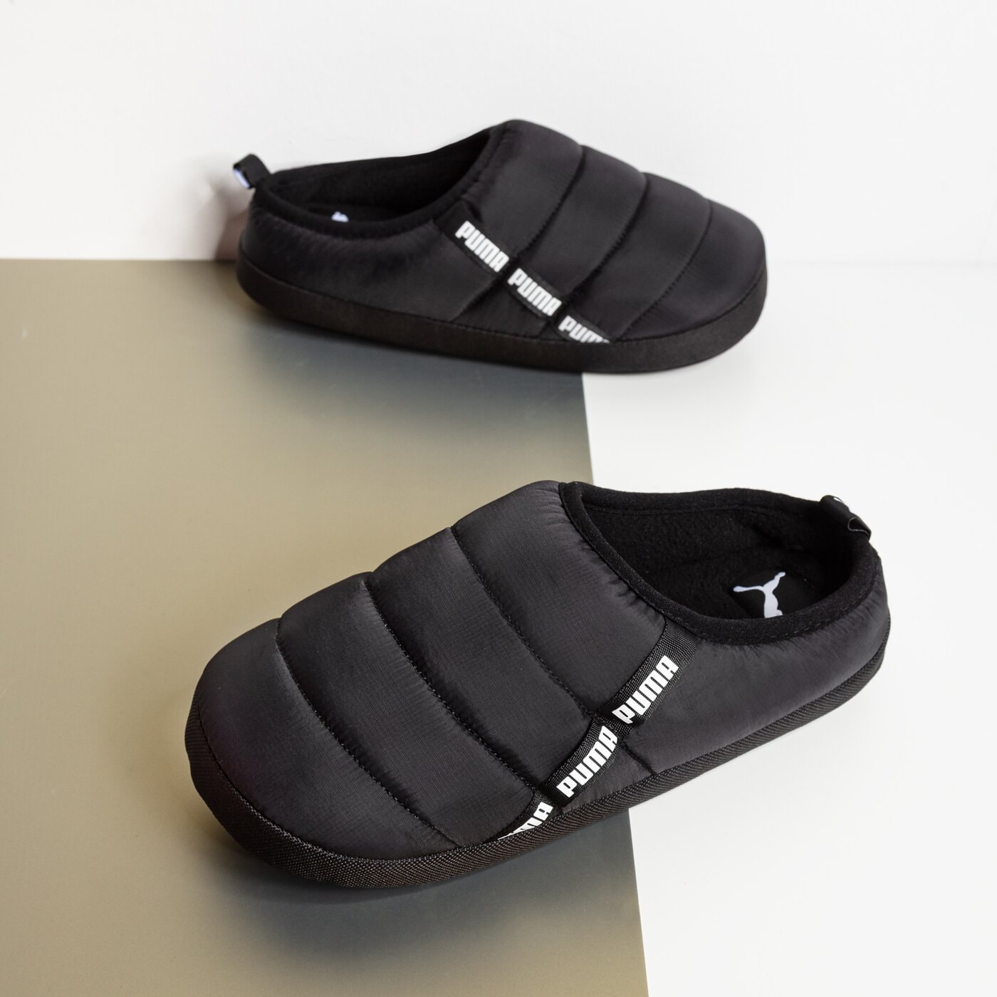 Дамски чехли и сандали PUMA SCUFF  38494501 цвят черен