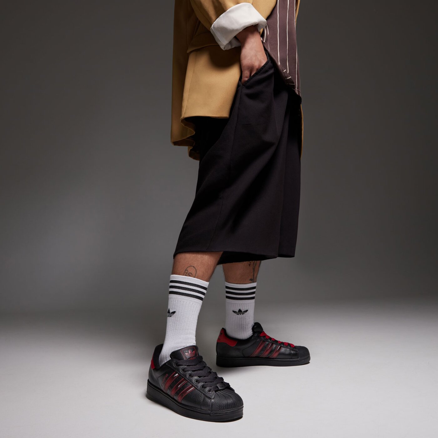 Мъжки маратонки ADIDAS SUPERSTAR II  jr7316 цвят черен