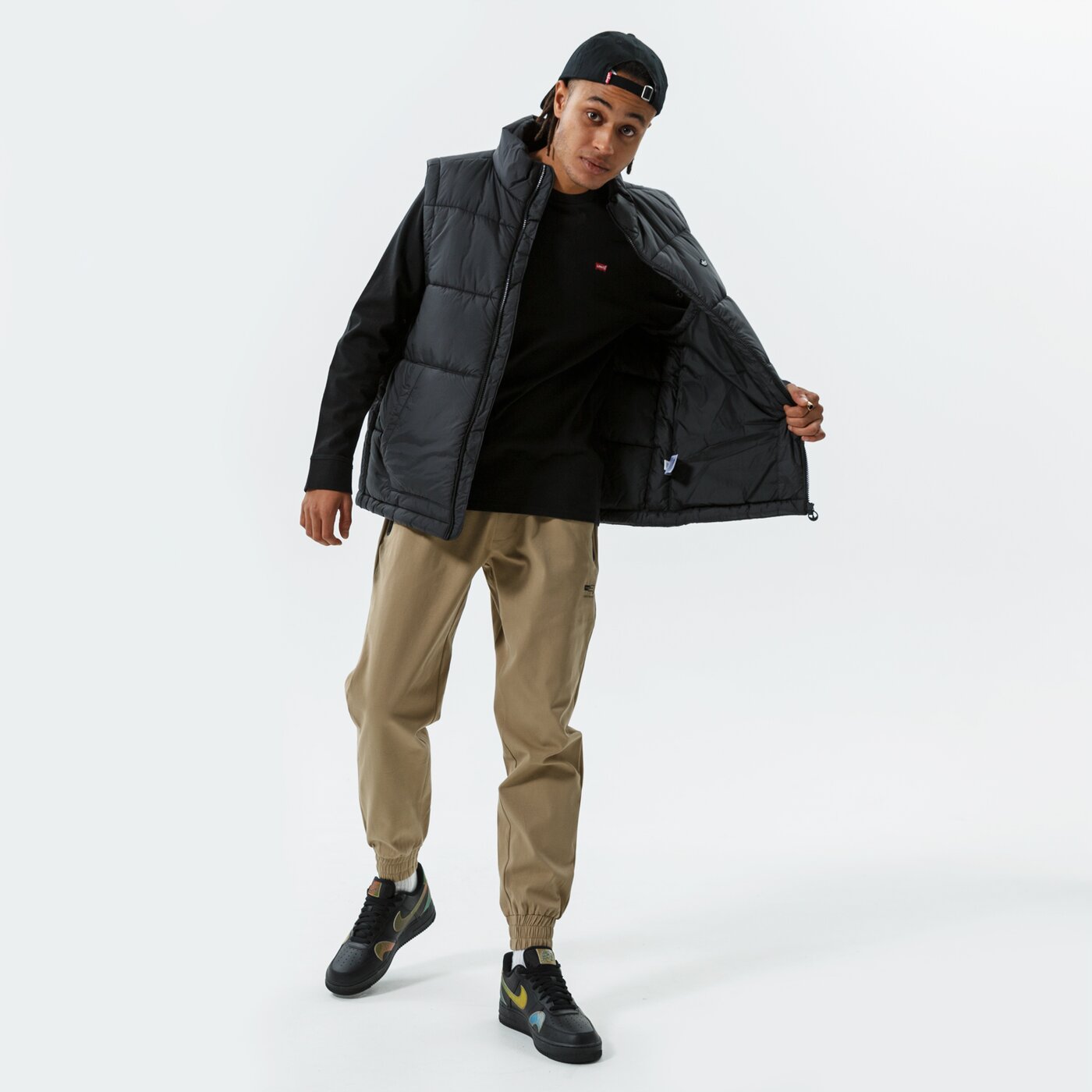 Мъжка тениска LEVI'S ТЕНИСКА LS ORIGINAL HM TEE 728480009 цвят черен