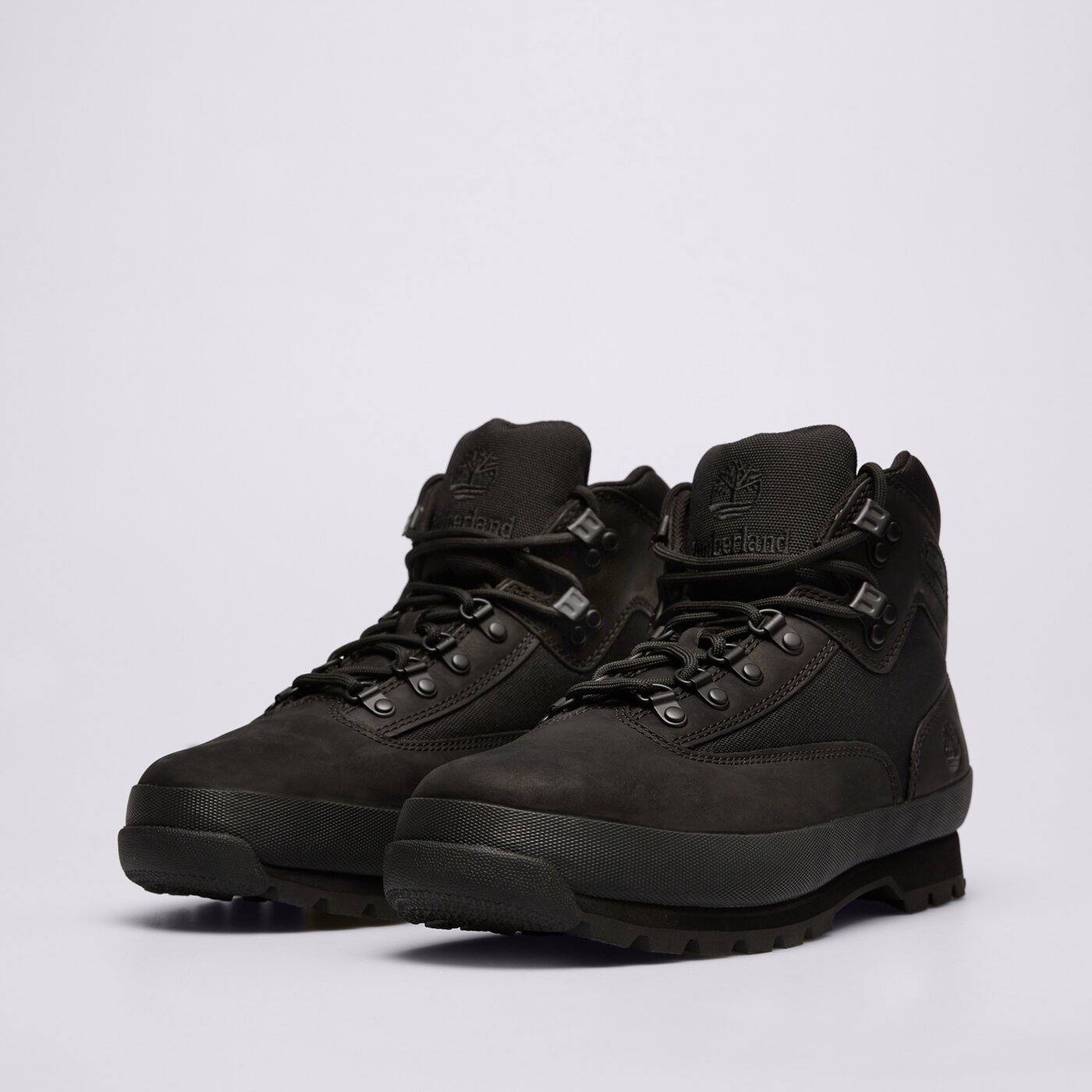 Мъжки туристически обувки TIMBERLAND EURO HIKER MID LACE BOOT tb0a28a2w051 цвят черен