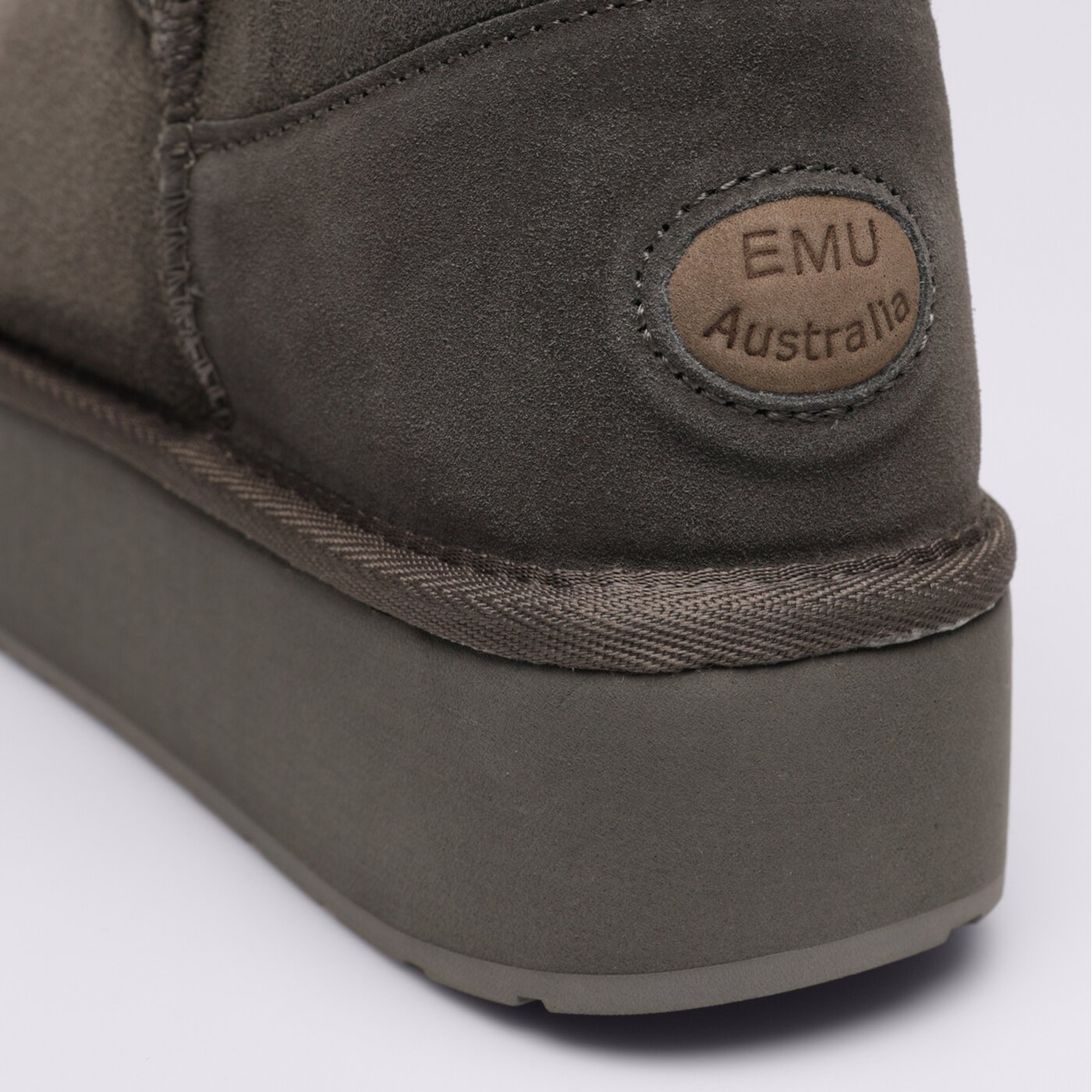 Дамски кежуал EMU AUSTRALIA FOYFLATFORM MICRO w13073charcoal цвят сив