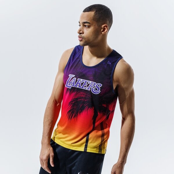 Мъжка тениска NEW ERA ПОТНИК NBA COASTAL HEAT ПОТНИК LA LAKERS LOS ANGELES 11569524 цвят многоцветен