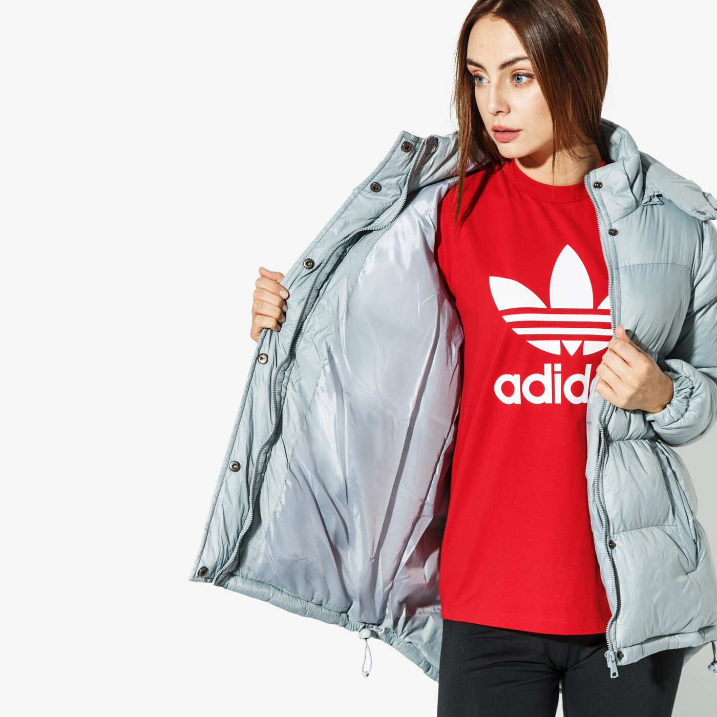 Дамско зимно яке CONFRONT ЯКЕ COBALT cf38kud17001 цвят сив