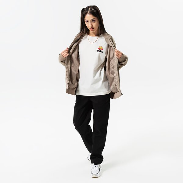 Дамска тениска VANS ТЕНИСКА POPPY CHECK LS BFF vn0a7yv9fs81 цвят бял