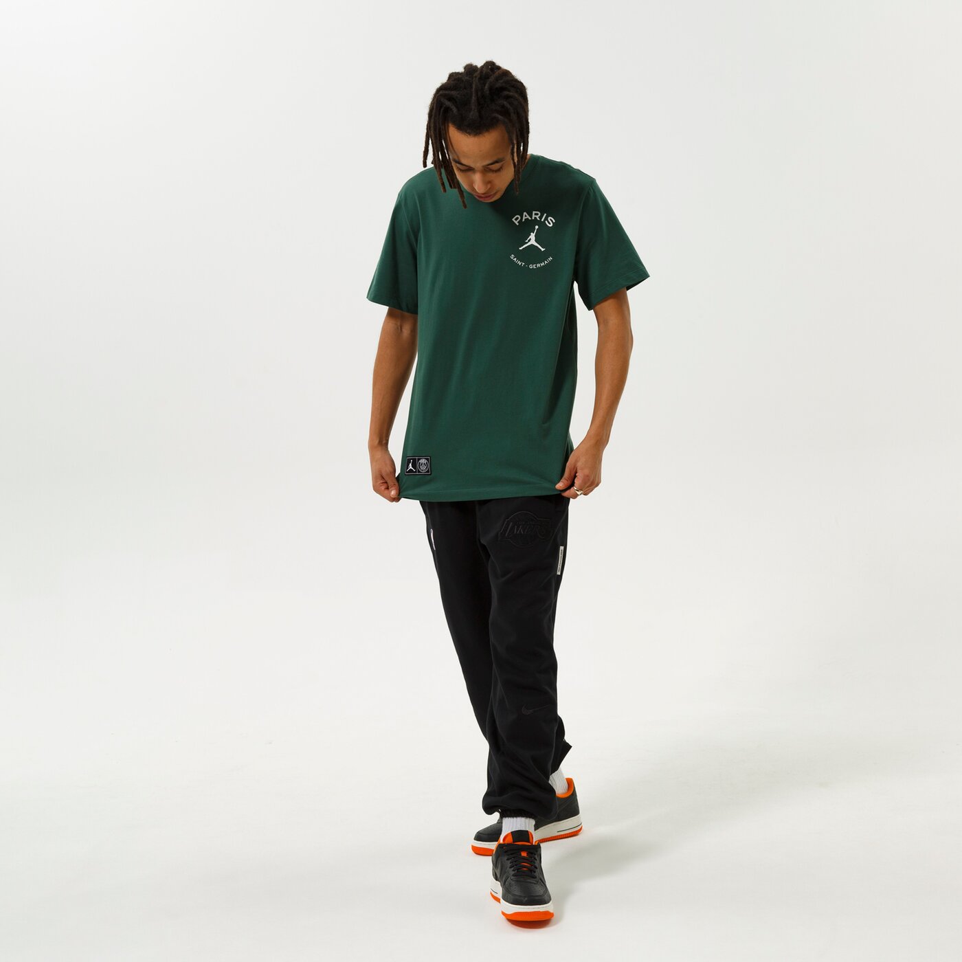Мъжка тениска JORDAN ТЕНИСКА PARIS SAINT-GERMAIN LOGO db6514-333 цвят зелен