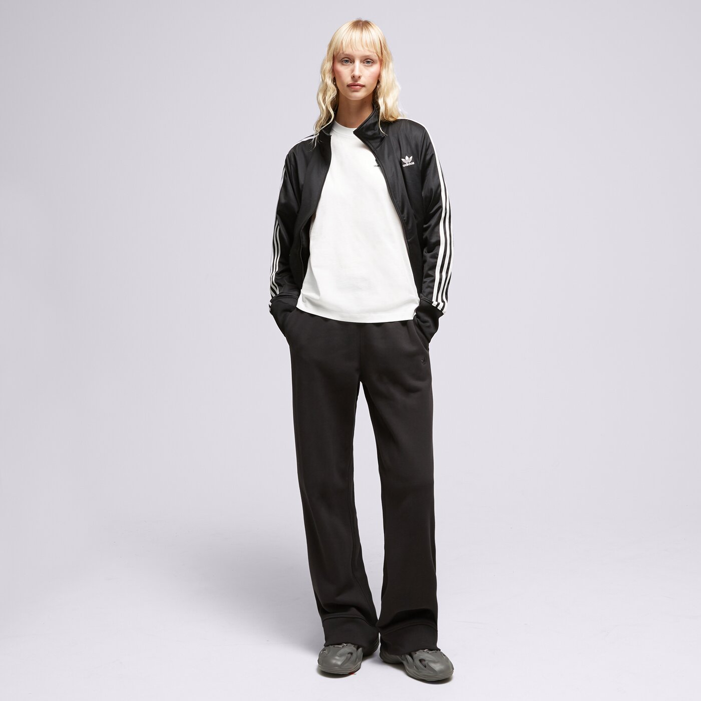 Дамски суичър ADIDAS СУИТЧЪР С ЦИП FIREBIRD TT SIZE+  il9046 цвят черен