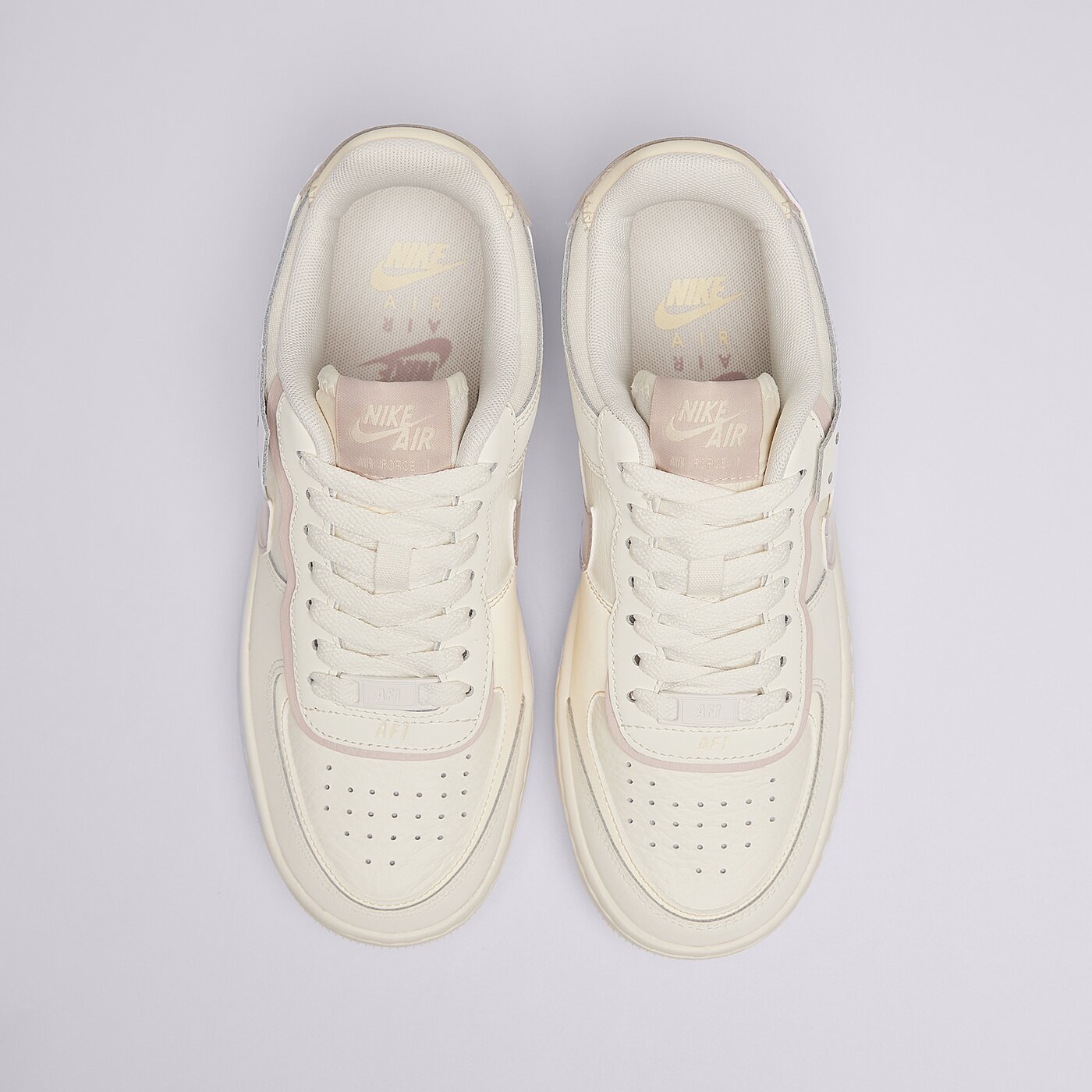 Дамски маратонки NIKE AIR FORCE 1 SHADOW dz1847-104 цвят кремав