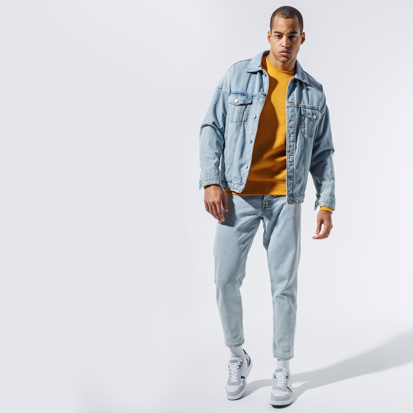 Мъжки суичър CHAMPION СУИТЧЪР CREWNECK SWEATSHIRT 214750os033 цвят горчица