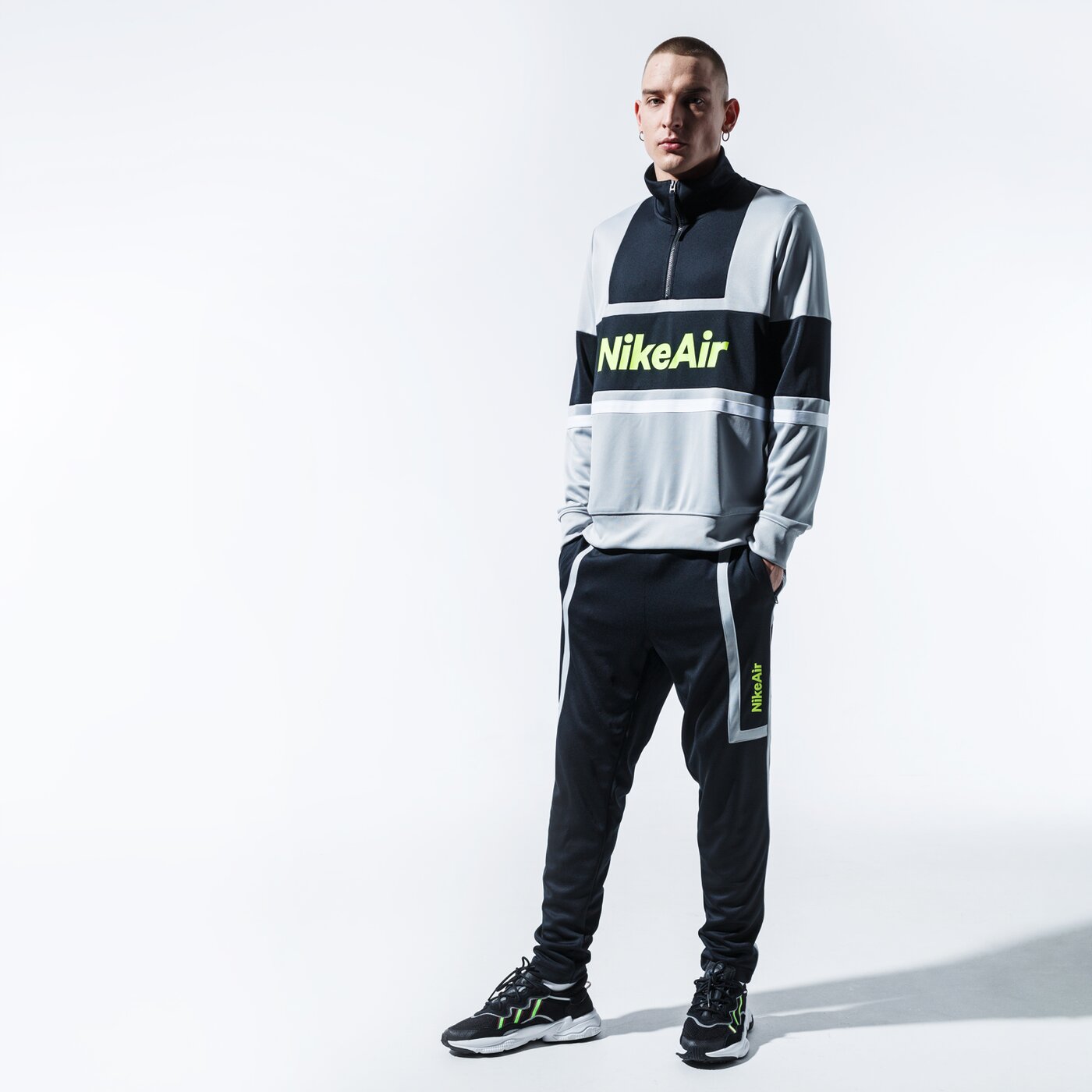 Мъжки суичър NIKE СУИТЧЪР AIR cj4836-077 цвят сив