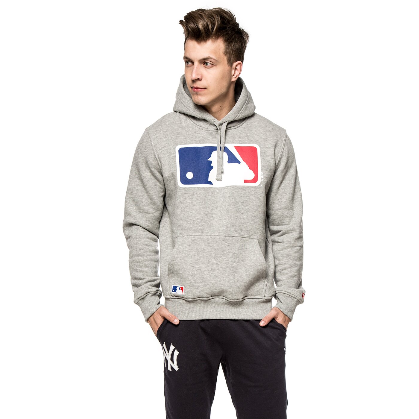 Мъжки суичър NEW ERA СУИТЧЪР MLB APP MLB GENERIC LOGO GRY HEAT 11204075 цвят сив