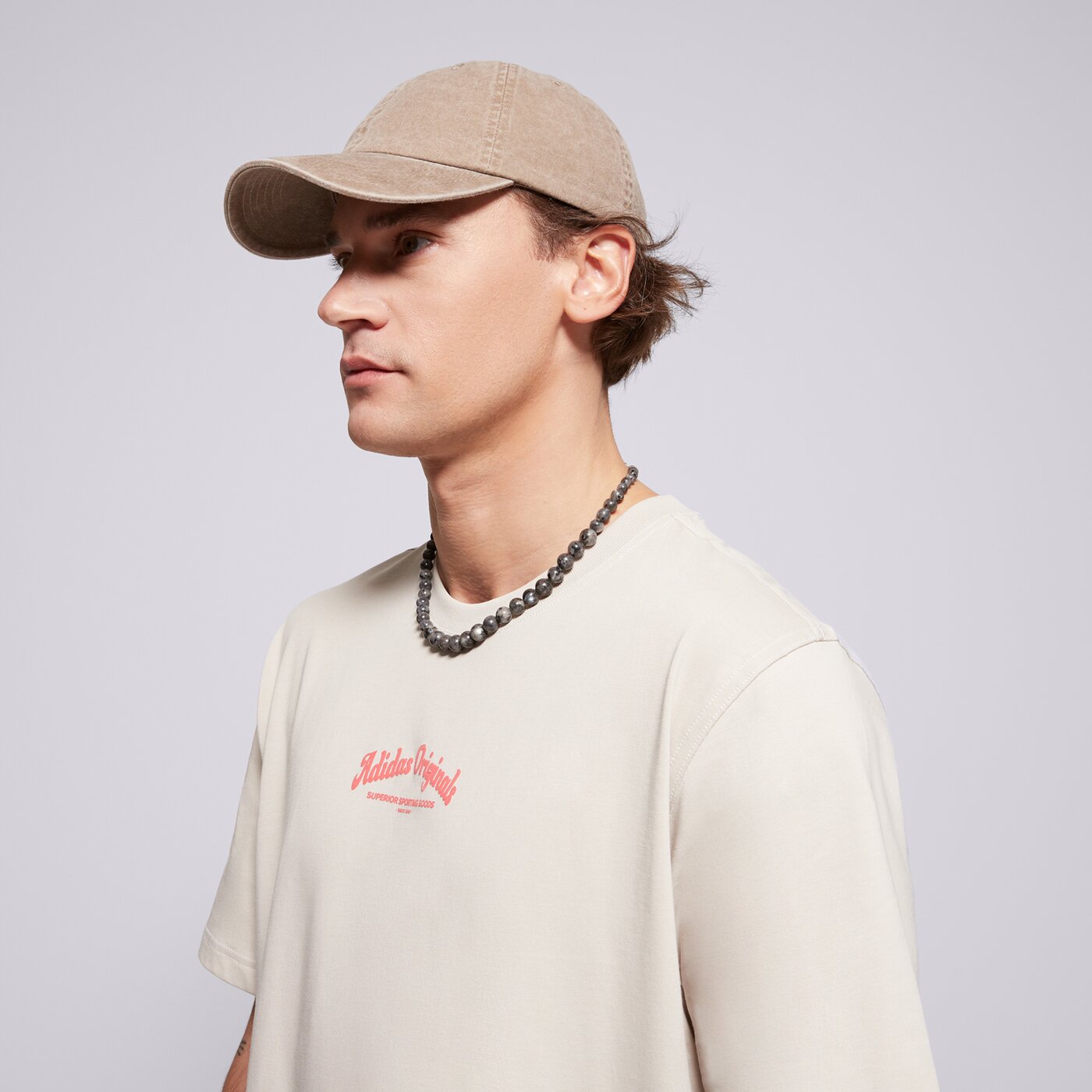 Мъжка тениска ADIDAS ТЕНИСКА WAB TEE jd0667 цвят бежов