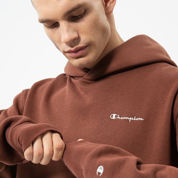 Мъжки суичър CHAMPION СУИТЧЪР С КАЧУЛКА HOODED SWEATSHIRT 217917ms534 цвят кафяв