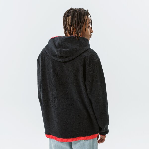 Мъжки суичър ADIDAS ПОЛАР PFLEEC HOOD h09089 цвят черен