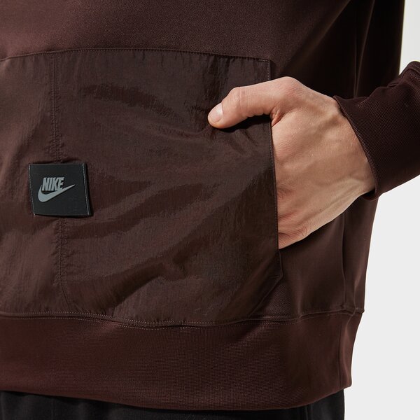Мъжки суичър NIKE СУИТЧЪР С КАЧУЛКА NSW SPU DF FLC PO HOODIE BB dq5103-205 цвят кафяв