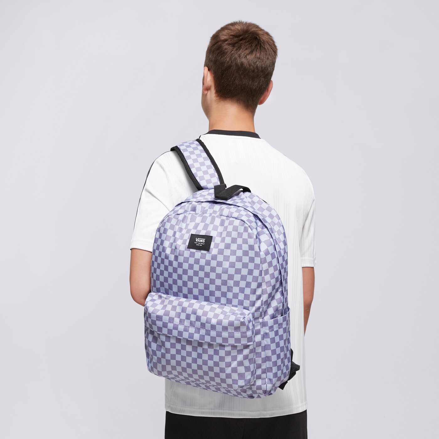 Детска раница VANS РАНИЦА OLD SKOOL CHECK BACKPACK vn000h4x6ph1 цвят виолетов