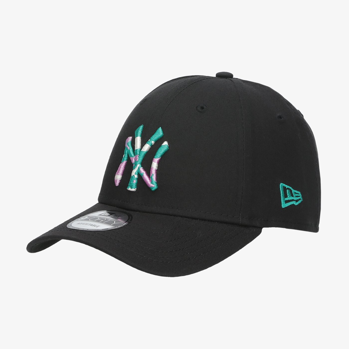 Мъжка шапка с козирка NEW ERA ШАПКА INFILL 9FORTY NEW YORK YANKEES BLK 60081222 цвят черен